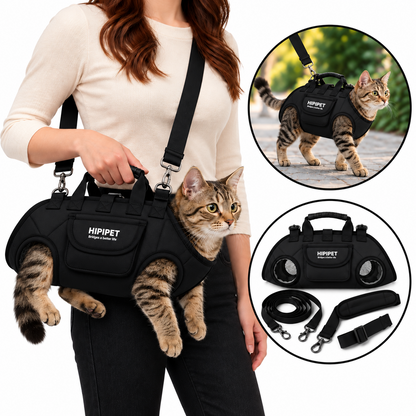 🐈️Hands-Free Cat Carrier Bag with Adjustable Straps