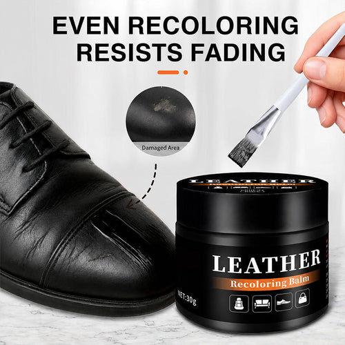 Leather Recoloring Balm 30g – Restore Faded Leather & Cover Scuffs | Plant-Based Formula