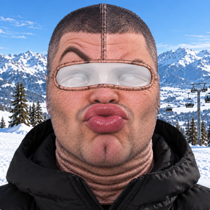 🔔Custom Funny Ski Mask - Personalized Birthday Gifts For Ski Lovers - Born For The Slopes