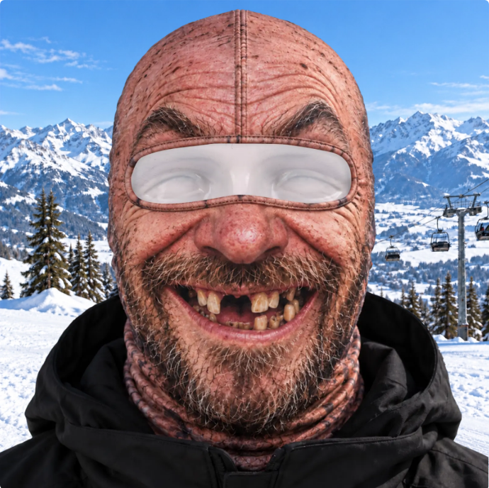 🔔Custom Funny Ski Mask - Personalized Birthday Gifts For Ski Lovers - Born For The Slopes