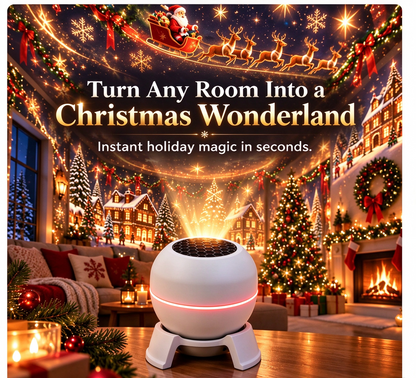 ⛄️Turn Any Room Into a Christmas Wonderland – Holiday Projection Night Light
