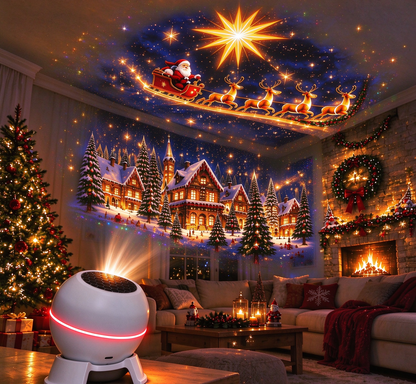 ⛄️Turn Any Room Into a Christmas Wonderland – Holiday Projection Night Light
