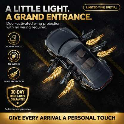 Christmas Angel Wing Car Door Projector Lights
