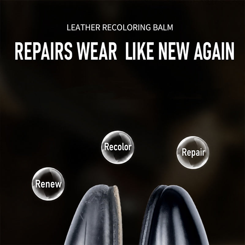 Leather Recoloring Balm 30g – Restore Faded Leather & Cover Scuffs | Plant-Based Formula