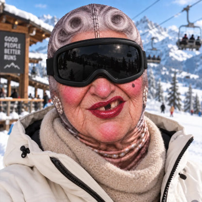 🔔Custom Funny Ski Mask - Personalized Birthday Gifts For Ski Lovers - Born For The Slopes