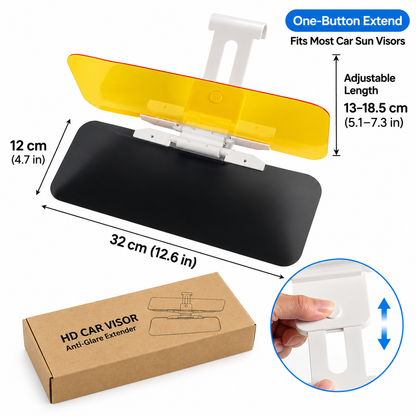✨Buy More Save More!!Universal HD Anti-Glare Car Visor for Day & Night