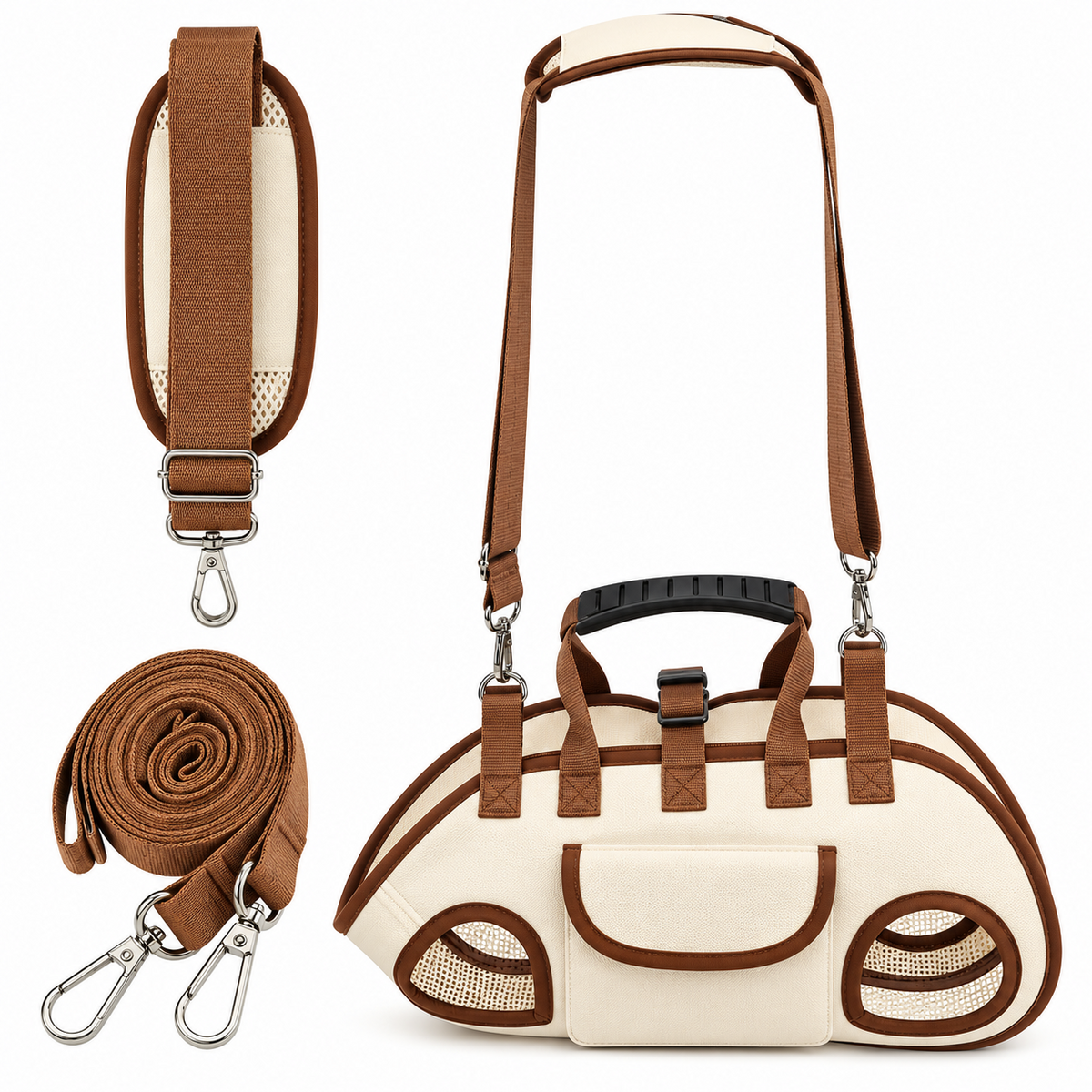🐈️Hands-Free Cat Carrier Bag with Adjustable Straps