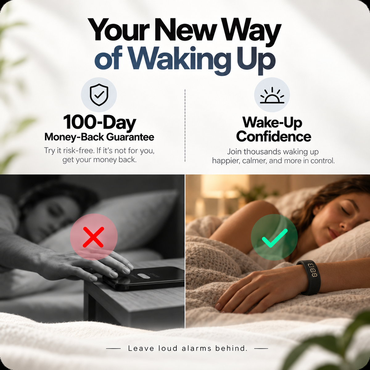 Silent Vibrating Wrist Alarm – Quiet Wake-Up Without Phone Noise