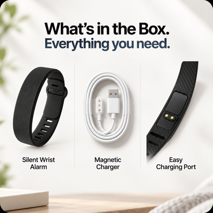 Silent Vibrating Wrist Alarm – Quiet Wake-Up Without Phone Noise