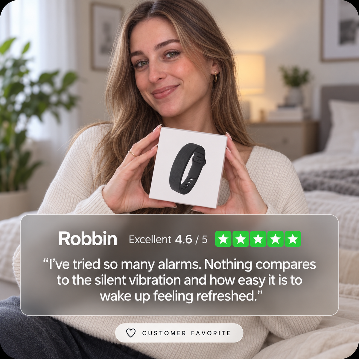 Silent Vibrating Wrist Alarm – Quiet Wake-Up Without Phone Noise
