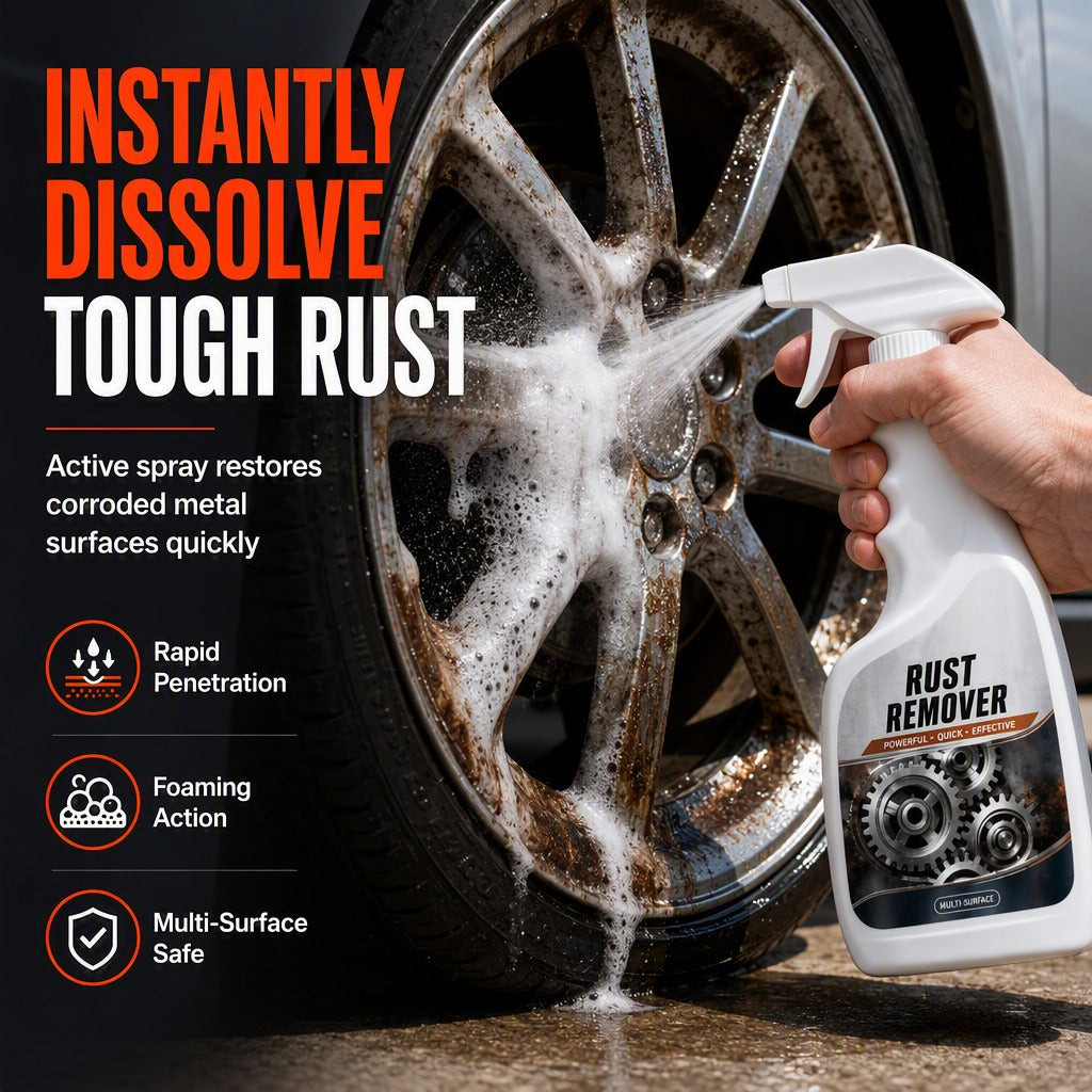 Metal Rust Remover & Screw Loosening Spray🔥 500mL JUMBO SIZE — LIMITED-TIME SPECIAL OFFER!