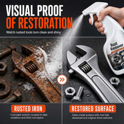 Metal Rust Remover & Screw Loosening Spray🔥 500mL JUMBO SIZE — LIMITED-TIME SPECIAL OFFER!