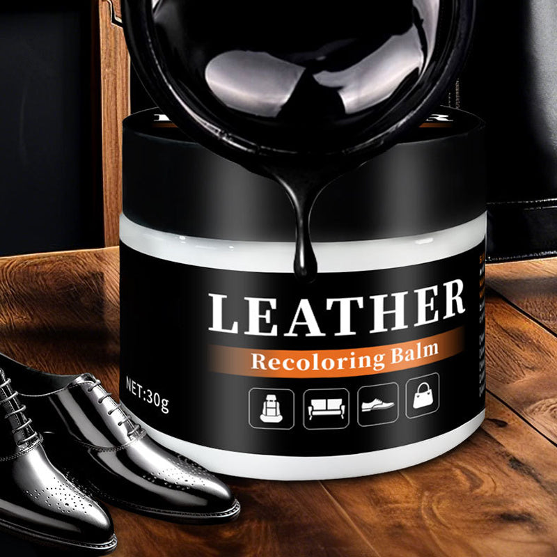Leather Recoloring Balm 30g – Restore Faded Leather & Cover Scuffs | Plant-Based Formula