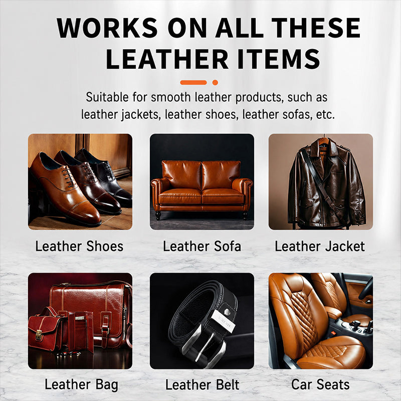 Leather Recoloring Balm 30g – Restore Faded Leather & Cover Scuffs | Plant-Based Formula