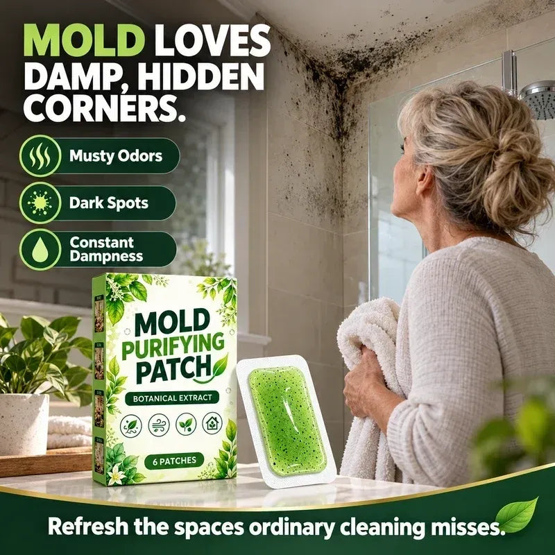 🔥Buy 1 Get 1 Free and 50%OFF!!6Pcs Mold Purifying Patches – Botanical Mildew Removal Pads