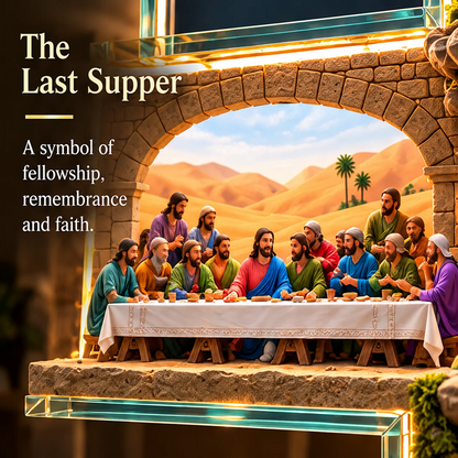 ✨ Last Day – 50% OFF!✝️The Story of Jesus in 6 Scenes Cross Lamp