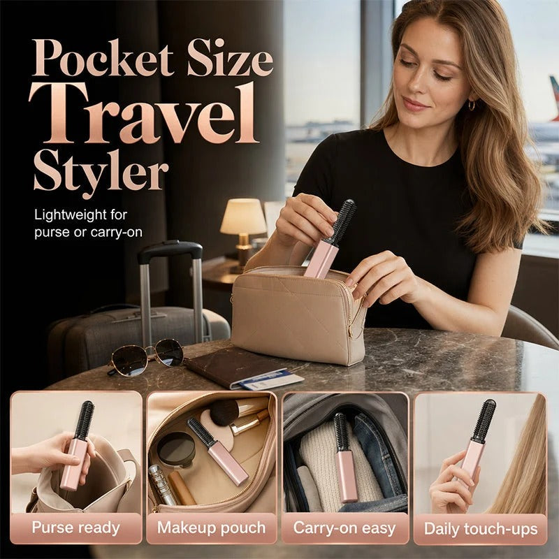 ✨ Last Day – 50% OFF!Mini Curlers Portable Bang Styling Comb