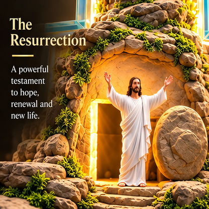✨ Last Day – 50% OFF!✝️The Story of Jesus in 6 Scenes Cross Lamp