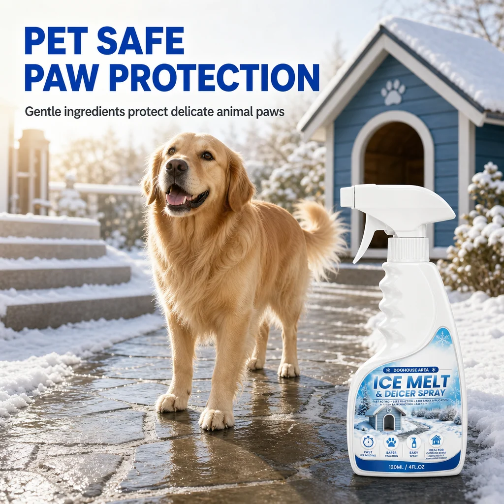 🔥Last Day Get 50% OFF!!❄️Outdoor De-Icing & Snow Melting Spray – pet-safe, dissolves frost on contact. Clear steps, walkways & patios fast