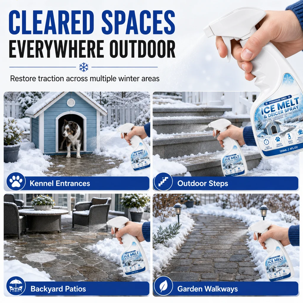 🔥Last Day Get 50% OFF!!❄️Outdoor De-Icing & Snow Melting Spray – pet-safe, dissolves frost on contact. Clear steps, walkways & patios fast