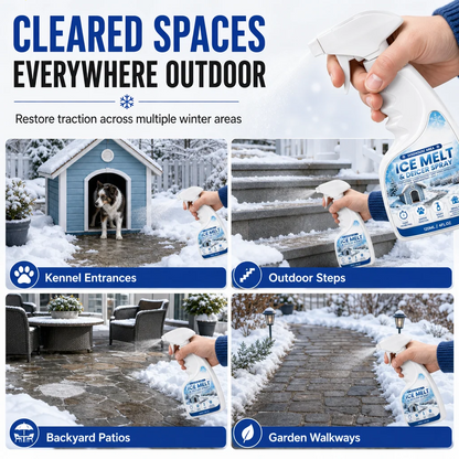 🔥Last Day Get 50% OFF!!❄️Outdoor De-Icing & Snow Melting Spray – pet-safe, dissolves frost on contact. Clear steps, walkways & patios fast