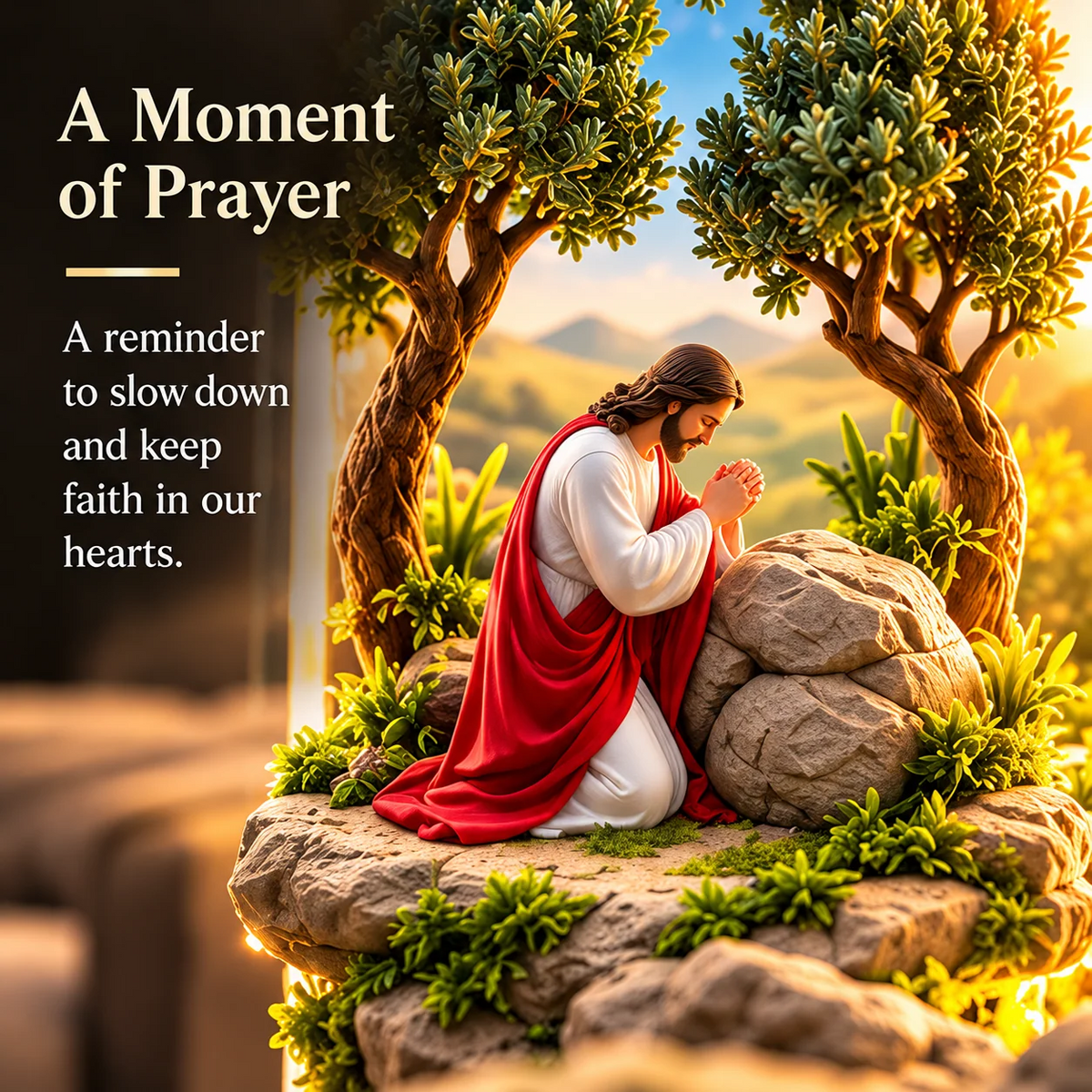 ✨ Last Day – 50% OFF!✝️The Story of Jesus in 6 Scenes Cross Lamp