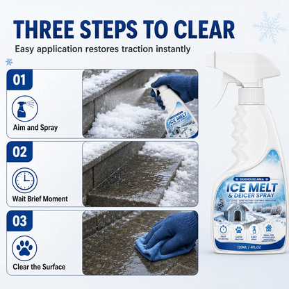 🔥Last Day Get 50% OFF!!❄️Outdoor De-Icing & Snow Melting Spray – pet-safe, dissolves frost on contact. Clear steps, walkways & patios fast