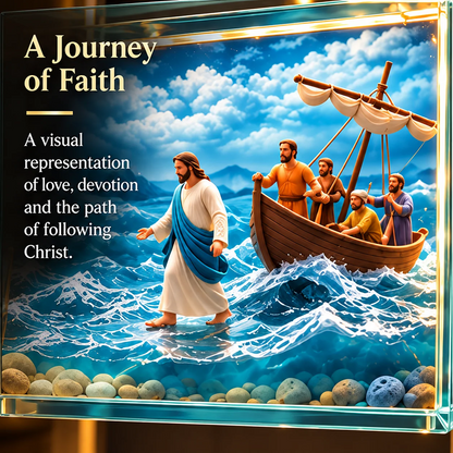 ✨ Last Day – 50% OFF!✝️The Story of Jesus in 6 Scenes Cross Lamp
