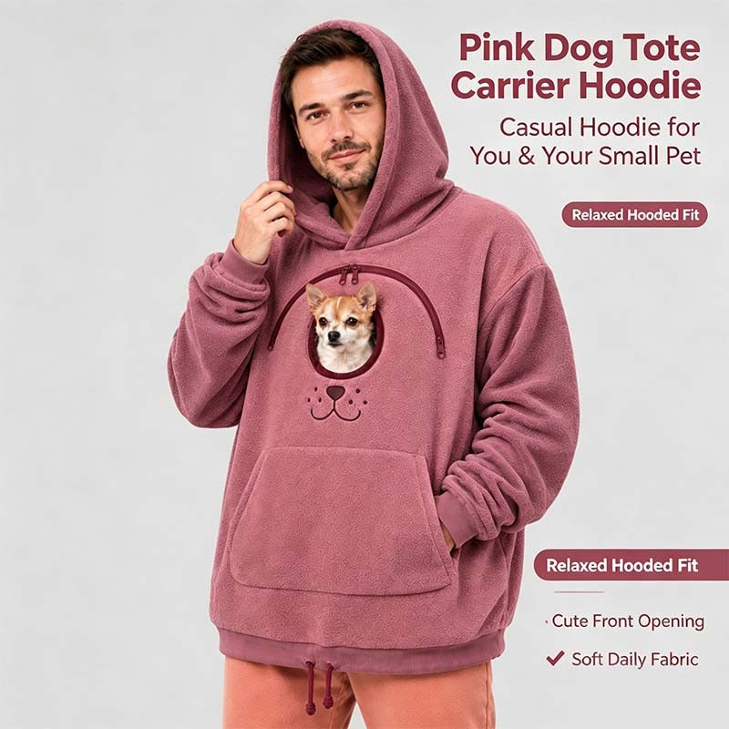 Cozy Fleece Pet Bonding Pouch Hoodie🐾
