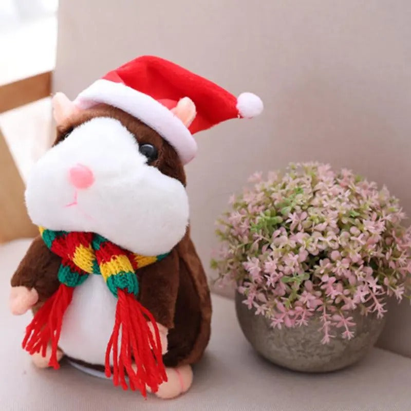 Talking Hamster Plush – repeats whatever you say, auto head-shaking, hilarious fun for kids & adults