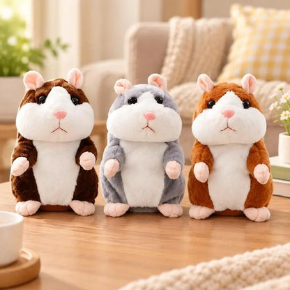 Talking Hamster Plush – repeats whatever you say, auto head-shaking, hilarious fun for kids & adults