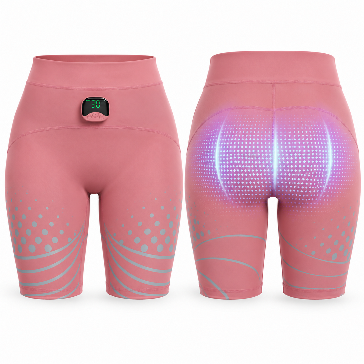 15 Mins = 1 Hour Yoga Class—EMS Microcurrent Fitness Yoga Pants Butt Lifting Hip Enhancer Peach Butt Leg Slimming Pulse Shaping Massage High-Waist Tummy Control