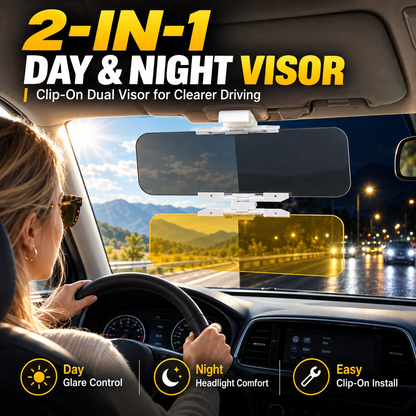 ✨Buy More Save More!!Universal HD Anti-Glare Car Visor for Day & Night